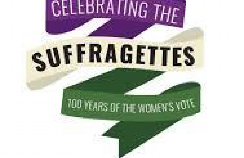 Suffragettes banner