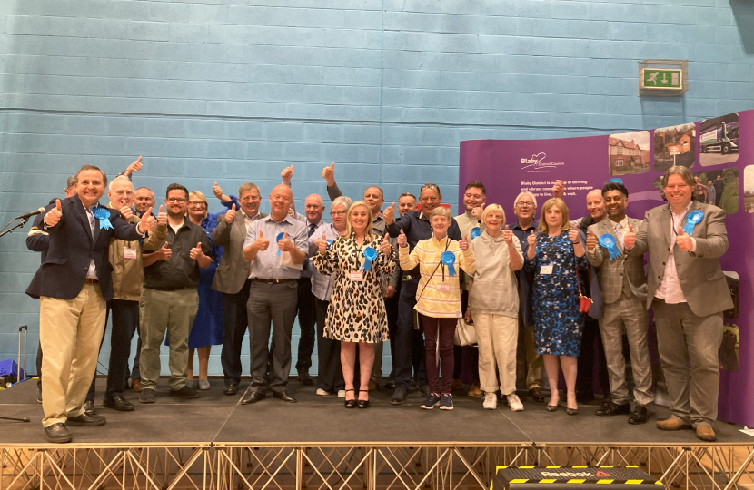 Blaby Candidates 2023 with Alberto Costa MP